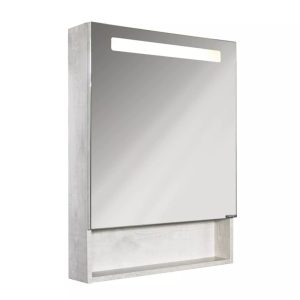 Шкаф зеркальный Comforty Никосия 60 Дуб белый 00-00014144CF Шкаф зеркальный Comforty Никосия 60 Дуб белый 00-00014144CF