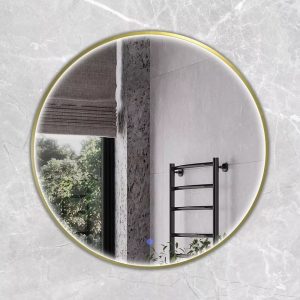 Зеркало Comforty Вега 75 с подсветкой, теплый свет, сенсор Золото матовое 00-00014198CF Зеркало Comforty Вега 75 с подсветкой, теплый свет, сенсор Золото матовое 00-00014198CF