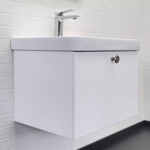 Тумба подвесная Comforty Истра 60 с раковиной CF19595BX-60 Ясень белёный 00-00016606CF