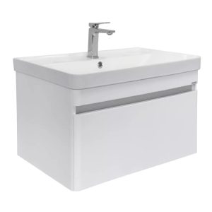 Тумба подвесная Comforty Валдай 81 с раковиной 4480 Белый матовый 00-00019144CF Тумба подвесная Comforty Валдай 81 с раковиной 4480 Белый матовый 00-00019144CF