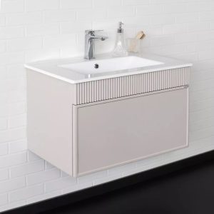 Тумба подвесная Comforty Мадрид 71 с раковиной 70E Серый шелк 00-00020643CF