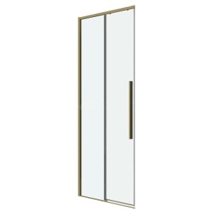 Душевая дверь Grossman Galaxy 100 Золото / Прозрачное 1/2.K33.01.10.32.00