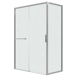 Душевой уголок Grossman Style 130х70 левый Хром / Шиншила 120.K33.05.1370.10.02