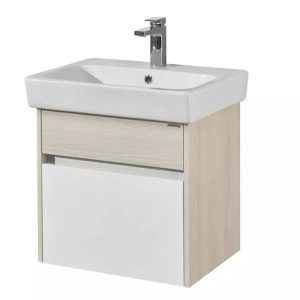 Тумба подвесная Aquaton Верди 54 с раковиной Нео Белый / Ясень фабрик 1A2067K1VDAV0