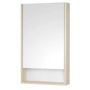Шкаф зеркальный Aquaton Сканди 45 Белый / Дуб Верона 1A252002SDB20 Шкаф зеркальный Aquaton Сканди 45 Белый / Дуб Верона 1A252002SDB20