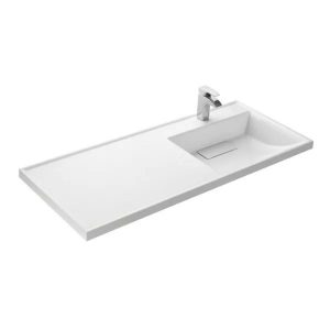 Раковина под стиральную машину Aquaton Лондри 120 правая Белый глянцевый 1A72243KLH010