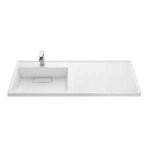 Раковина под стиральную машину Aquaton Лондри 105 левая Белый 1A72833KLH01L