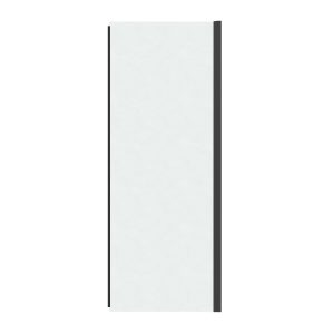 Душевая стенка Grossman Pragma 100 Черный / Шиншила 200.K33.03.100.21.02