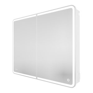 Шкаф зеркальный Grossman Адель 90 с LED подсветкой Белый 209004