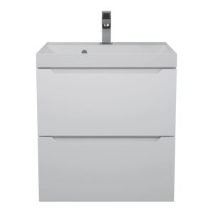 Тумба подвесная Uperwood Tanos 50 с раковиной Белый матовый 2190000013