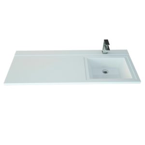 Раковина над стиральной машиной Uperwood Cosmos 120 правая Белый глянцевый 291020412