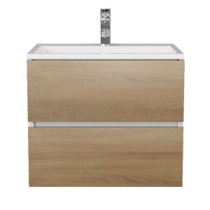 Тумба подвесная Uperwood Barsa 60 Белый / Дуб сонома 2930205256