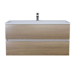 Тумба подвесная Uperwood Barsa 100 Белый / Дуб сонома 293020533