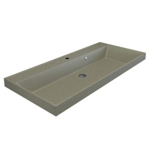 Раковина на мебель Uperwood Classic Quartz 100 Бежевый матовый 293020636