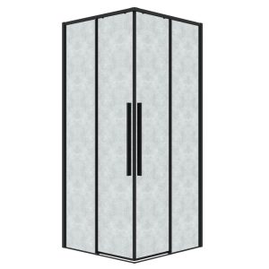 Душевой уголок Grossman Galaxy 100х100 Черный / Шиншила 300.K33.01.1010.21.02 Душевой уголок Grossman Galaxy 100х100 Черный / Шиншила 300.K33.01.1010.21.02