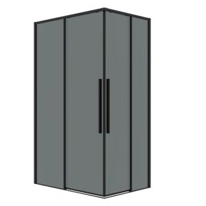 Душевой уголок Grossman Galaxy 100х80 Черный / Тонированное 300.K33.01.1080.21.10