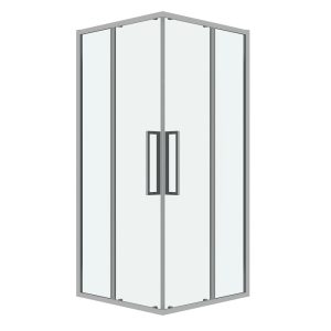 Душевой уголок Grossman Cosmo 80х80 Хром / Прозрачное 300.K33.02.8080.10.00