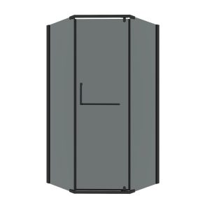 Душевой уголок Grossman Pragma 100х100 Черный / Тонированное 302.K33.03.1010.21.10