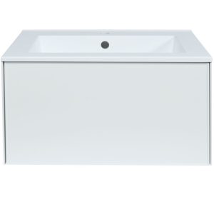 Тумба подвесная Uperwood Parma Premium 66 с раковиной Белый матовый 39330205460