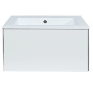 Тумба подвесная Uperwood Parma Premium 76,5 с раковиной Белый матовый 39330205463