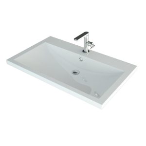 Раковина на мебель Madera Alice 75 Белый глянцевый 4627173210317