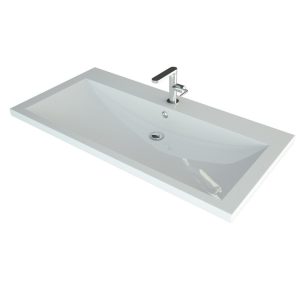 Раковина на мебель Madera Alice 90 Белый глянцевый 4627173210324