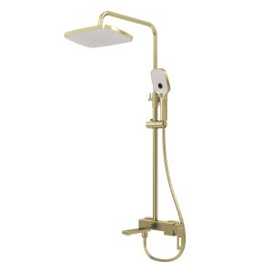 Душевая система Grossman Pragma с изливом Золото матовое 500.K35.03.320 Душевая система Grossman Pragma с изливом Золото матовое 500.K35.03.320