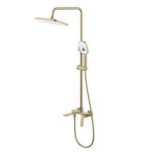 Душевая система Grossman Mercury с изливом Золото матовое 500.K35.10.320 Душевая система Grossman Mercury с изливом Золото матовое 500.K35.10.320