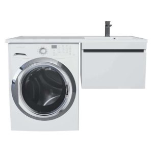 Тумба подвесная Uperwood Magenta 55 под стиральную машину Белый / Графит 5930205154