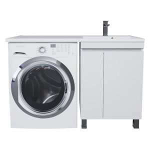 Тумба напольная Uperwood Magenta 55 под стиральную машину Белый матовый 5930205156