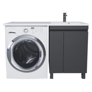 Тумба напольная Uperwood Magenta 55 под стиральную машину Черный матовый 5930205158