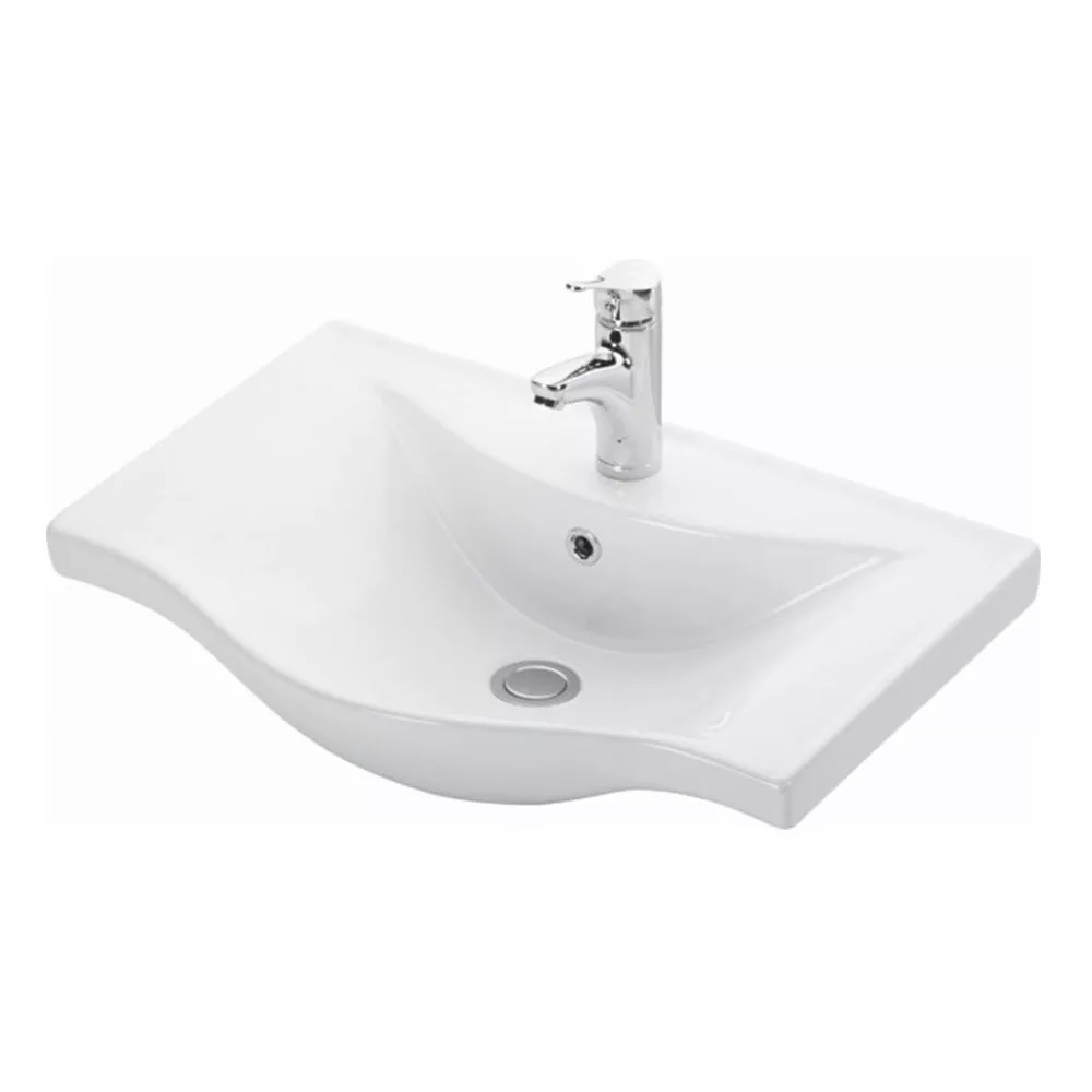 Раковина на мебель Esvit Basic 50 Белый глянцевый 7050 Раковина на мебель Esvit Basic 50 Белый глянцевый 7050