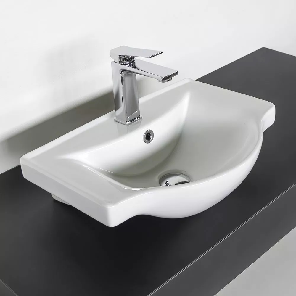 Раковина на мебель Esvit Basic 50 Белый глянцевый 7050 Раковина на мебель Esvit Basic 50 Белый глянцевый 7050 — изображение 2