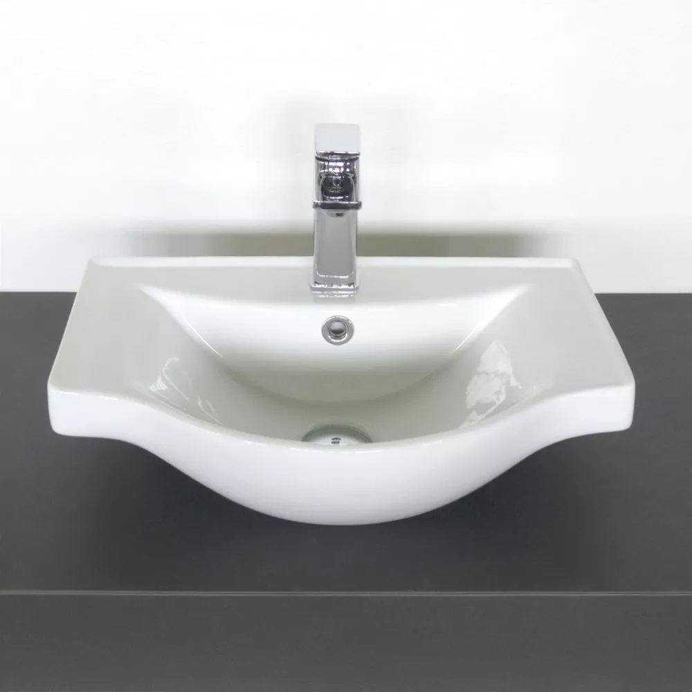 Раковина на мебель Esvit Basic 50 Белый глянцевый 7050 Раковина на мебель Esvit Basic 50 Белый глянцевый 7050 — изображение 3