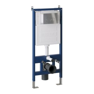 Инсталляция Grossman для скрытого монтажа унитаза + клавиша смыва Galaxy Хром глянцевый 97.01.100