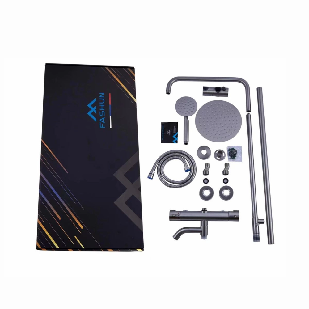 Душевая система Fashun с изливом Сатин A52426 Душевая система Fashun с изливом Сатин A52426 — изображение 2