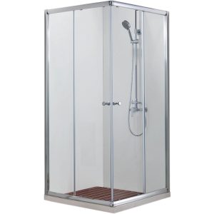 Душевой уголок Azario Greenwood 100х100 Хром / Прозрачное AZ-NNE1142 1000