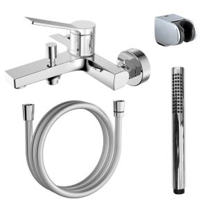 Смеситель для ванны Azario Vise Хром глянцевый AZ-VSA238330C