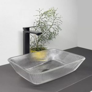 Раковина накладная Comforty 46 Прозрачный CF22403