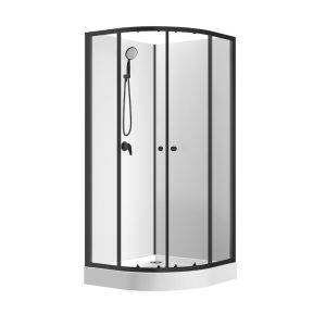 Душевой уголок Loranto Neo 90х90 с поддоном Черный / Прозрачное CS-21800 Душевой уголок Loranto Neo 90х90 с поддоном Черный / Прозрачное CS-21800