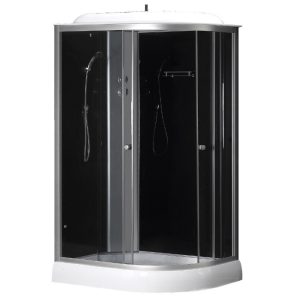 Душевая кабина Loranto Sunway 120х80 левая Хром / Прозрачное CS-66121L G 120