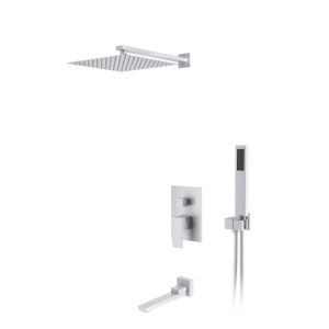 Душевая встройка D&K Bayern.Liszt с изливом Белый матовый DA1515608A04 Душевая встройка D&K Bayern.Liszt с изливом Белый матовый DA1515608A04