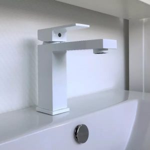 Смеситель для раковины Comforty FC045 Белый глянцевый FC045A-CKBT