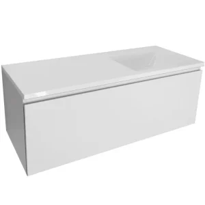 Тумба подвесная Эстет Dallas Luxe 120 с раковиной Белый ФР-00001931 Тумба подвесная Эстет Dallas Luxe 120 с раковиной Белый ФР-00001931