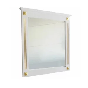 Зеркало Comforty Палермо 80 Белый / Золото 00004143814CF Зеркало Comforty Палермо 80 Белый / Золото 00004143814CF