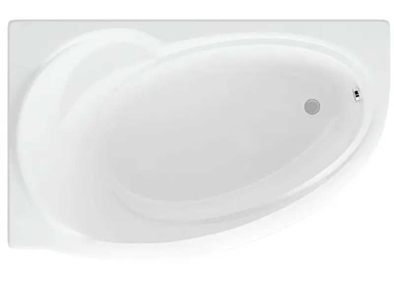 Ванна акриловая Aquatek Бетта 150х95 (каркас + слив-перелив + экран) левая Белый BET150-0000067 Ванна акриловая Aquatek Бетта 150х95 (каркас + слив-перелив + экран) левая Белый BET150-0000067