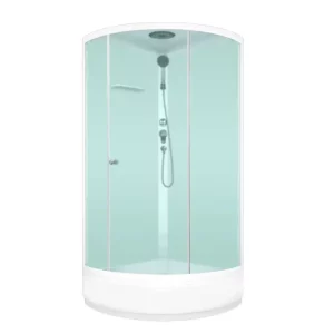 Душевая кабина Domani-Spa Simple mid без электрики 90х90 Белый, Поддон средний