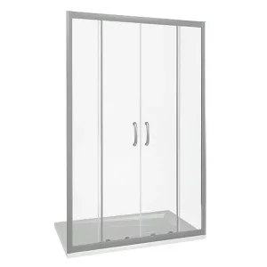 Душевая дверь Bas Infinity 170х185 Хром / Прозрачное