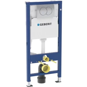 Инсталляция Geberit Duofix Delta для унитаза с кнопкой смыва Хром