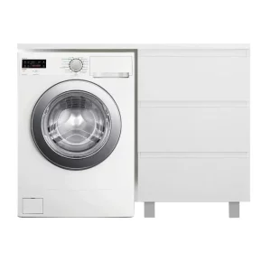 Тумба напольная Эстет Dallas Luxe под стиральную машину 130 с раковиной Белый ФР-00002271 Тумба напольная Эстет Dallas Luxe под стиральную машину 130 с раковиной Белый ФР-00002271